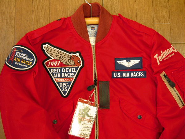 L2フライトジャケット TL2-090 Red Devil Air Race/レッドデビルエアレース: テッドマン tedman